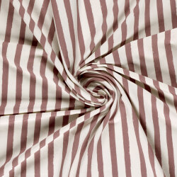 French Terry Digital Bio~Organic Streifen - mauve