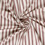 French Terry Digital Bio~Organic Streifen - mauve
