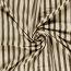 French Terry Digital Bio~Organic Streifen - schoko