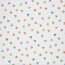 French Terry Digital Bio~Organic bunte Herzen - wollweiß - creme
