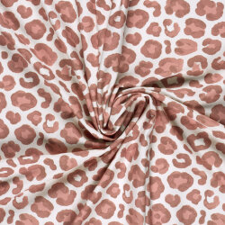 French Terry Digital Bio~Organic Leo - softaltrosa