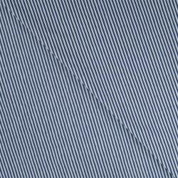 Baumwolljersey Streifen 3mm - jeansblau/hell jeansblau