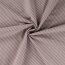Baumwolljersey Streifen 3mm - taupe/helltaupe