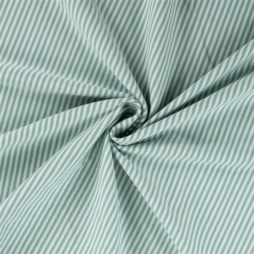 Baumwolljersey Streifen 3mm - mint/hellmint