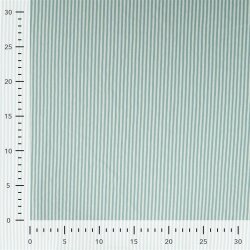 Baumwolljersey Streifen 3mm - mint/hellmint