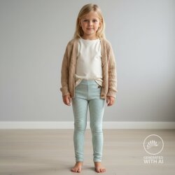 Baumwolljersey Streifen 3mm - mint/hellmint