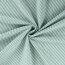 Baumwolljersey Streifen 3mm - mint/hellmint - rot