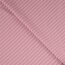 Baumwolljersey Streifen 3mm - altrosa/rosa
