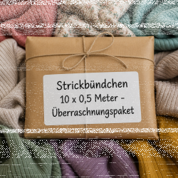 Strickbündchen 10 x 0,5 Meter -...
