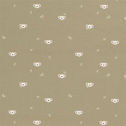 0,5 Meter - Baumwolljersey Koala salbei