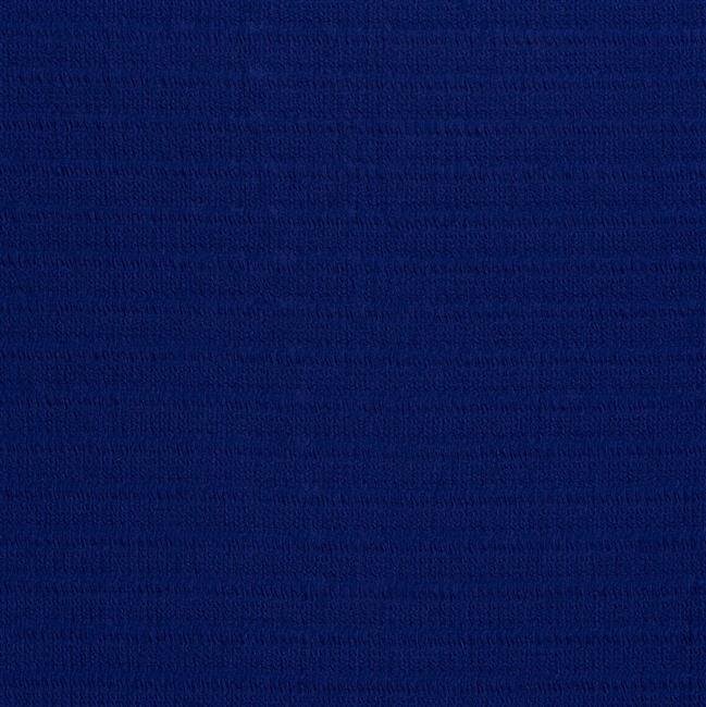 0,8 Meter - Polyester Jacquard Struktur - königsblau