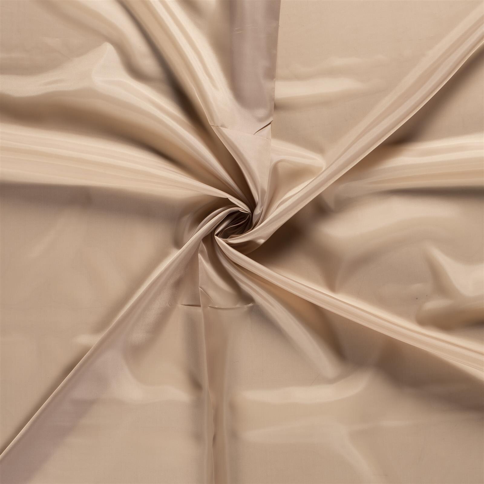 0,4 Meter - Futterstoff Uni - beige