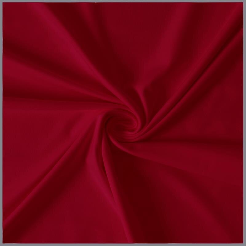0,3 Meter - Baumwolljersey *Mila* Uni - dunkel kirschrot