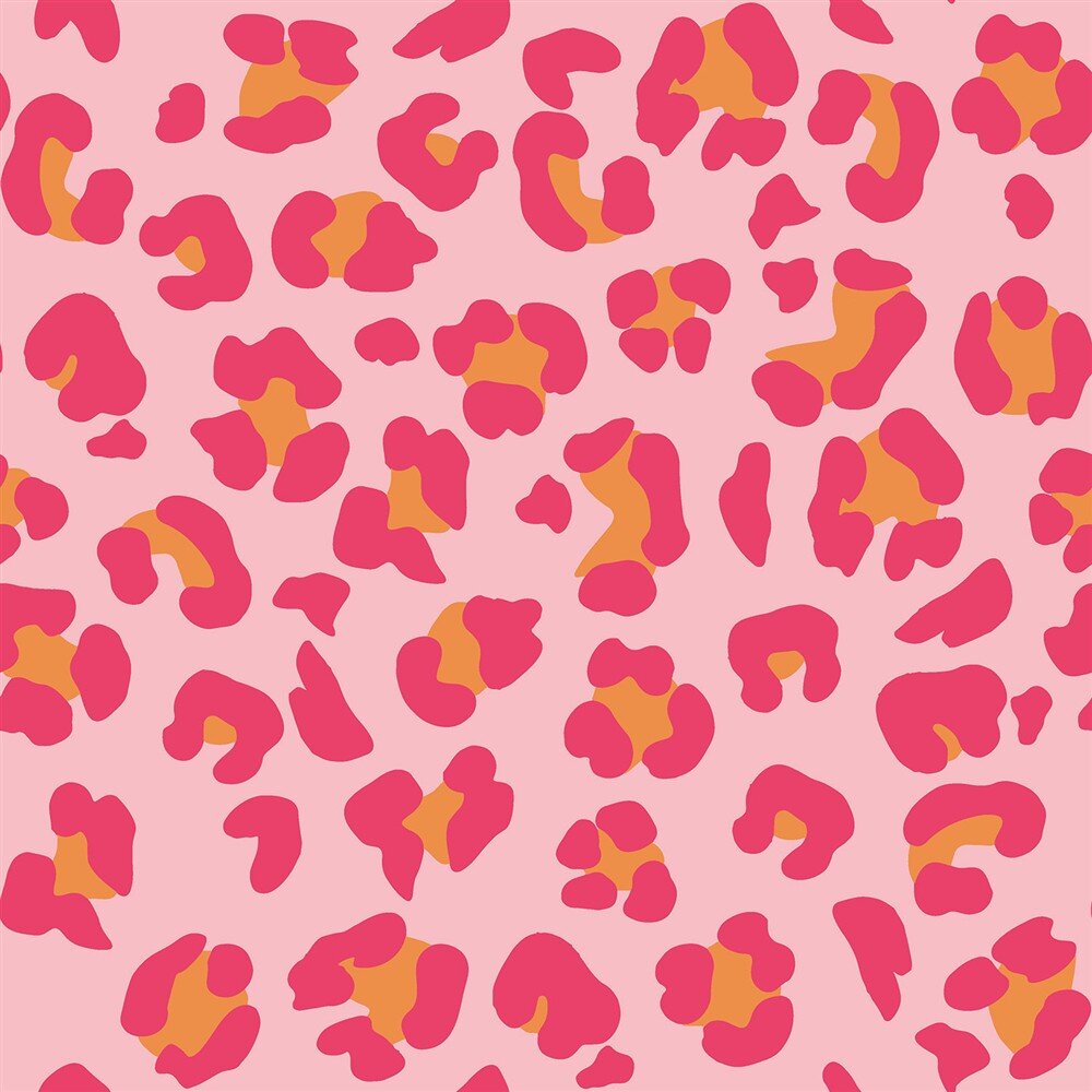 0,8 Meter - Musselin Leoflecken - rosa