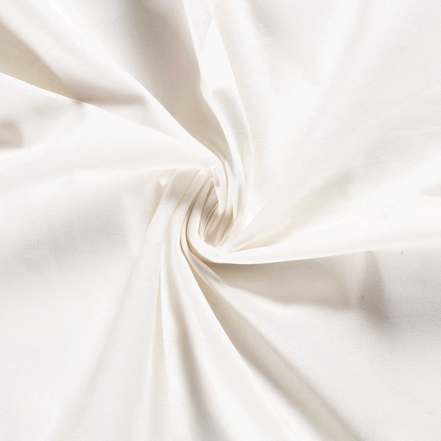 0,4 Meter - Canvas *Marie* Uni - creme