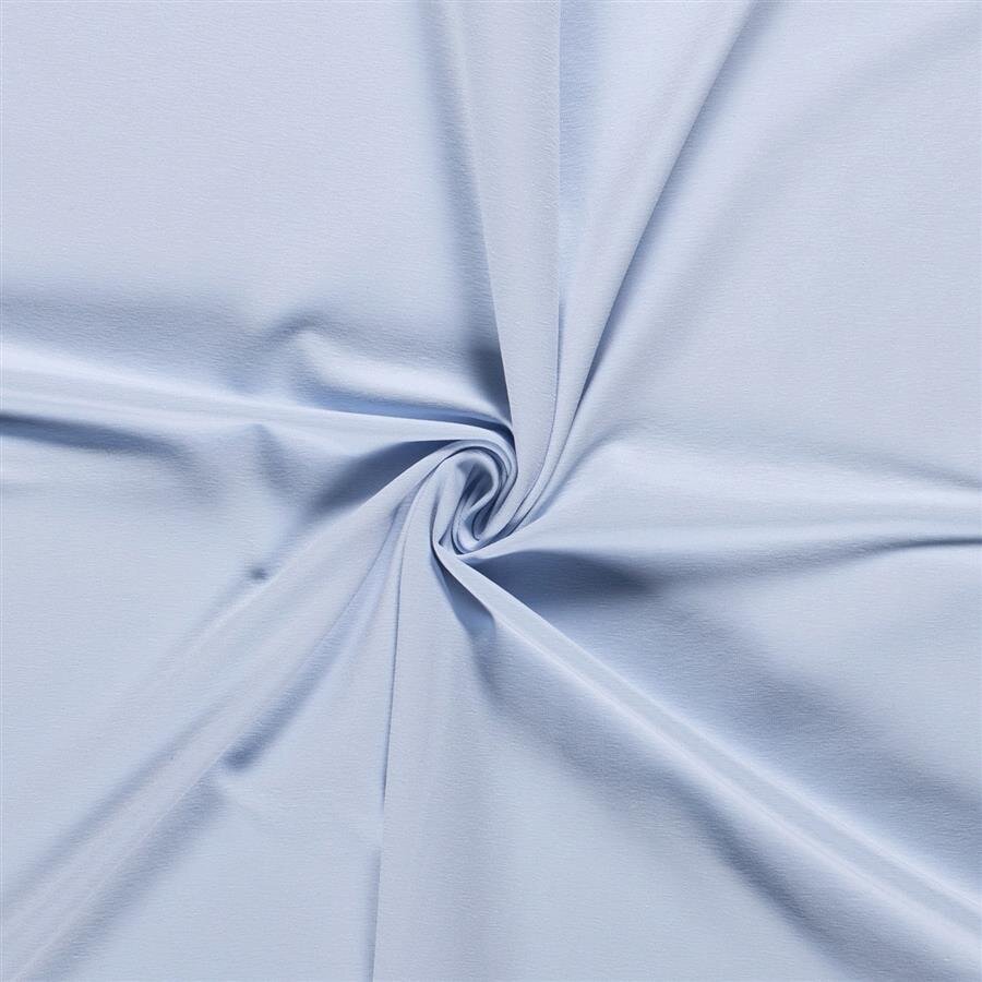 1 Meter - Baumwolljersey *Marie* - babyblau
