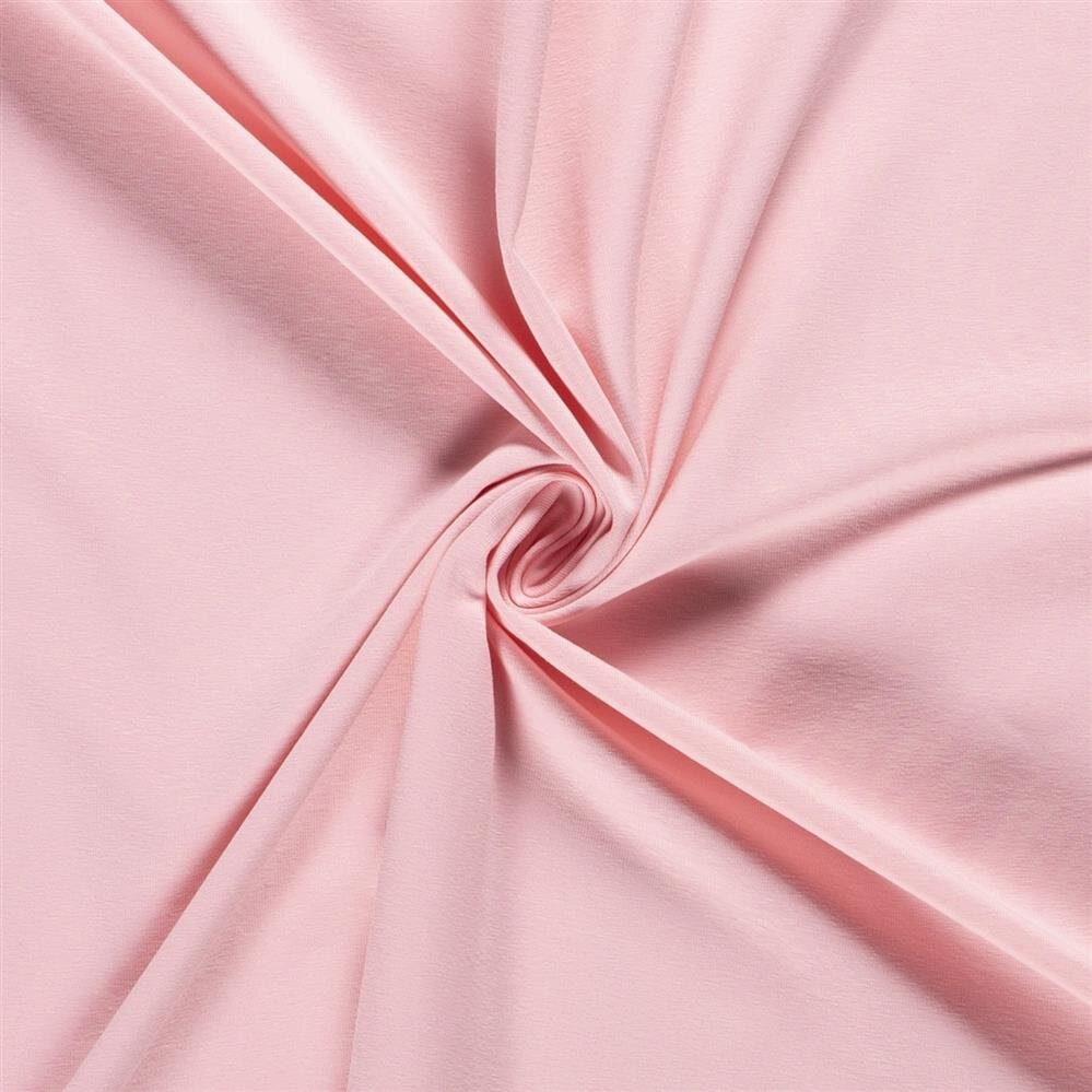 0,7 Meter - Baumwolljersey *Marie* - kalt softpink