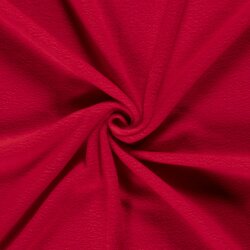 0,9 Meter - Antipilling Fleece *Marie* Uni - rot