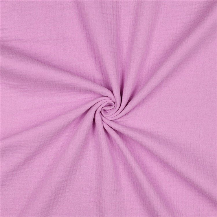 0,7 Meter - Musselin Uni *Gerda* BIO~Organic - hellpink