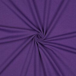 0,7 Meter - Baumwolljersey *Vera* - lila