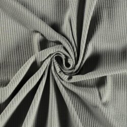0,6 Meter - Waffeljersey *Marie* -  dunkel mint