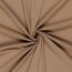0,9 Meter - Baumwolljersey Uni *Gaby* Bio~Organic - taupebraun