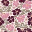 0,8 Meter - Feincord Blumenkunst - creme