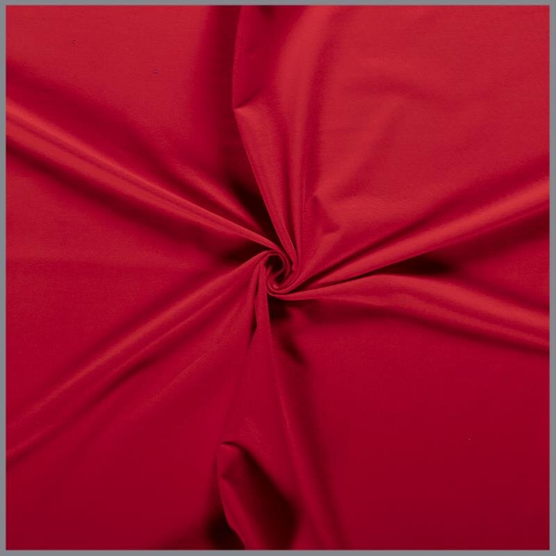 0,4 Meter - French Terry *Marie* Uni - rot