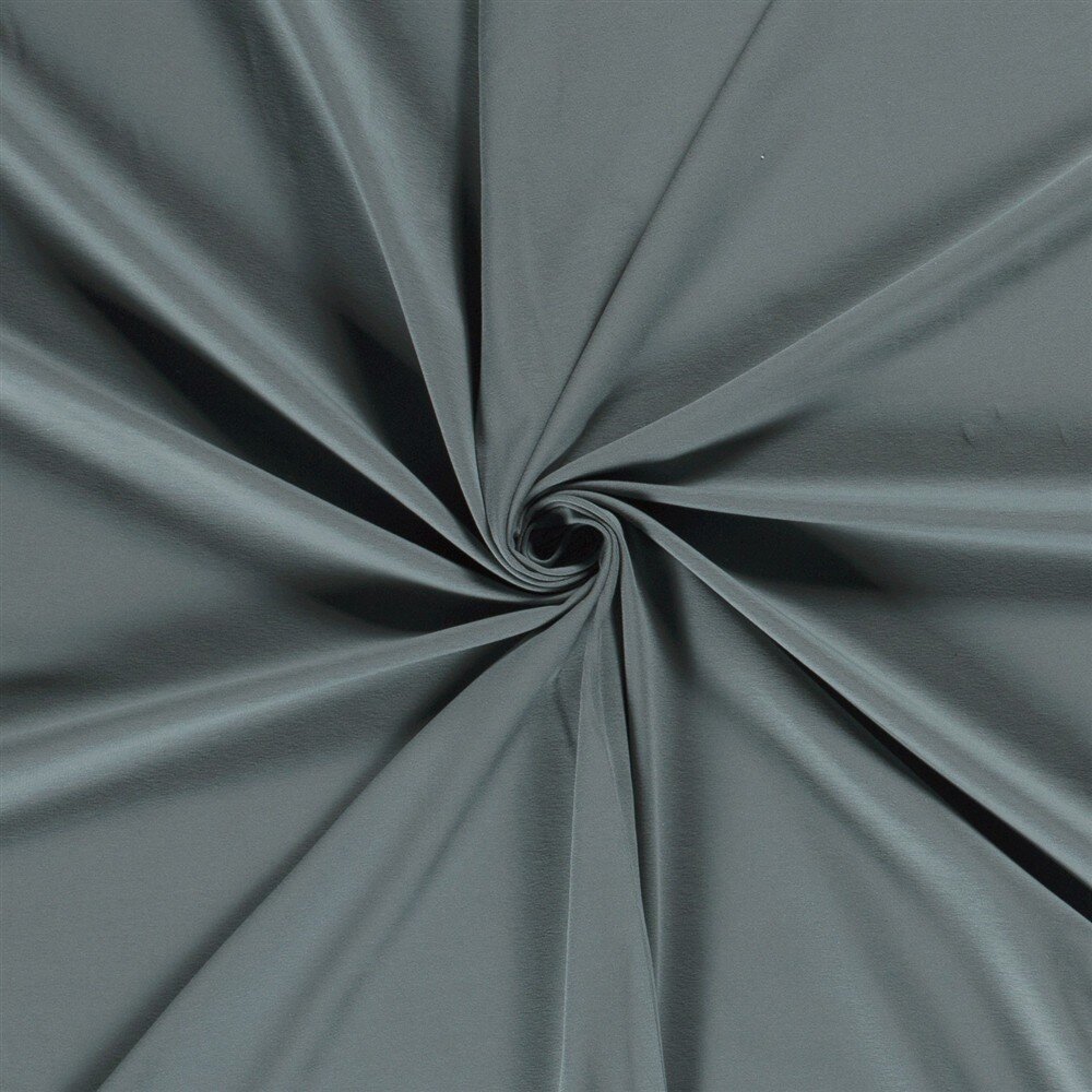 0,9 Meter - Baumwolljersey *Marie* - schattenblau