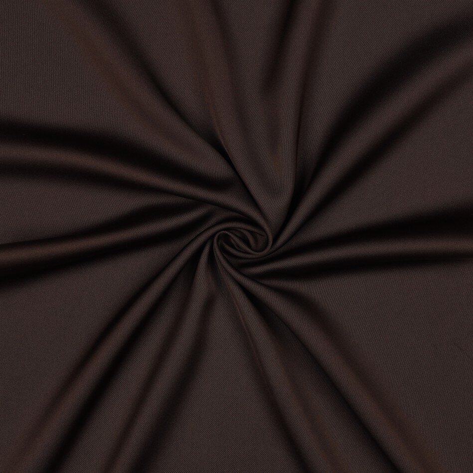 0,5 Meter - Mikrofaser Satin "Royal" - dunkelbraun
