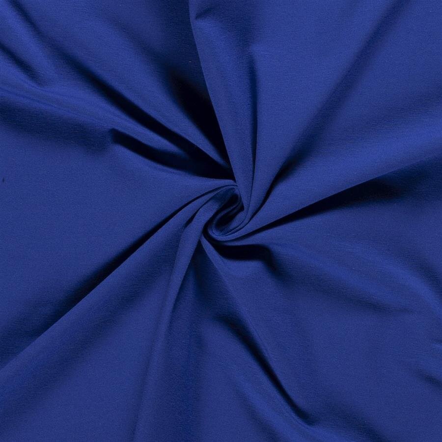 0,6 Meter - Baumwolljersey *Marie* - royalblau