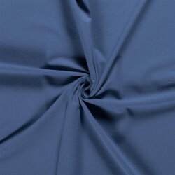 0,9 Meter - Baumwolljersey *Marie* - seeblau