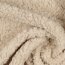 0,95 Meter - Teddystoff Boucle Uni- beige