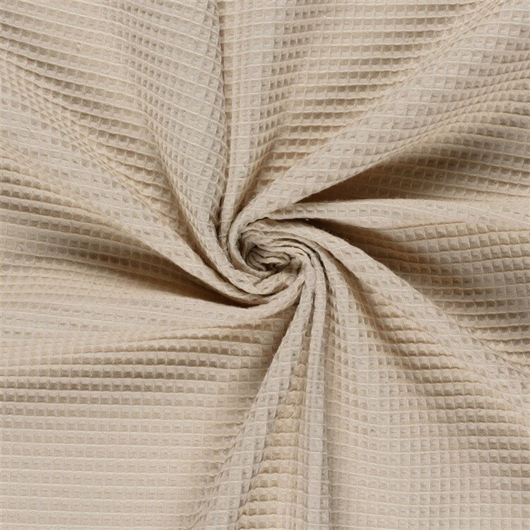 0,9 Meter - Waffelpiqué *Marie* 6mm Uni - cremebeige