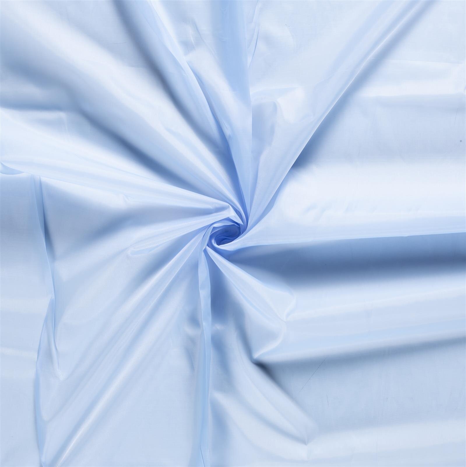 1 Meter - Futterstoff Uni - babyblau