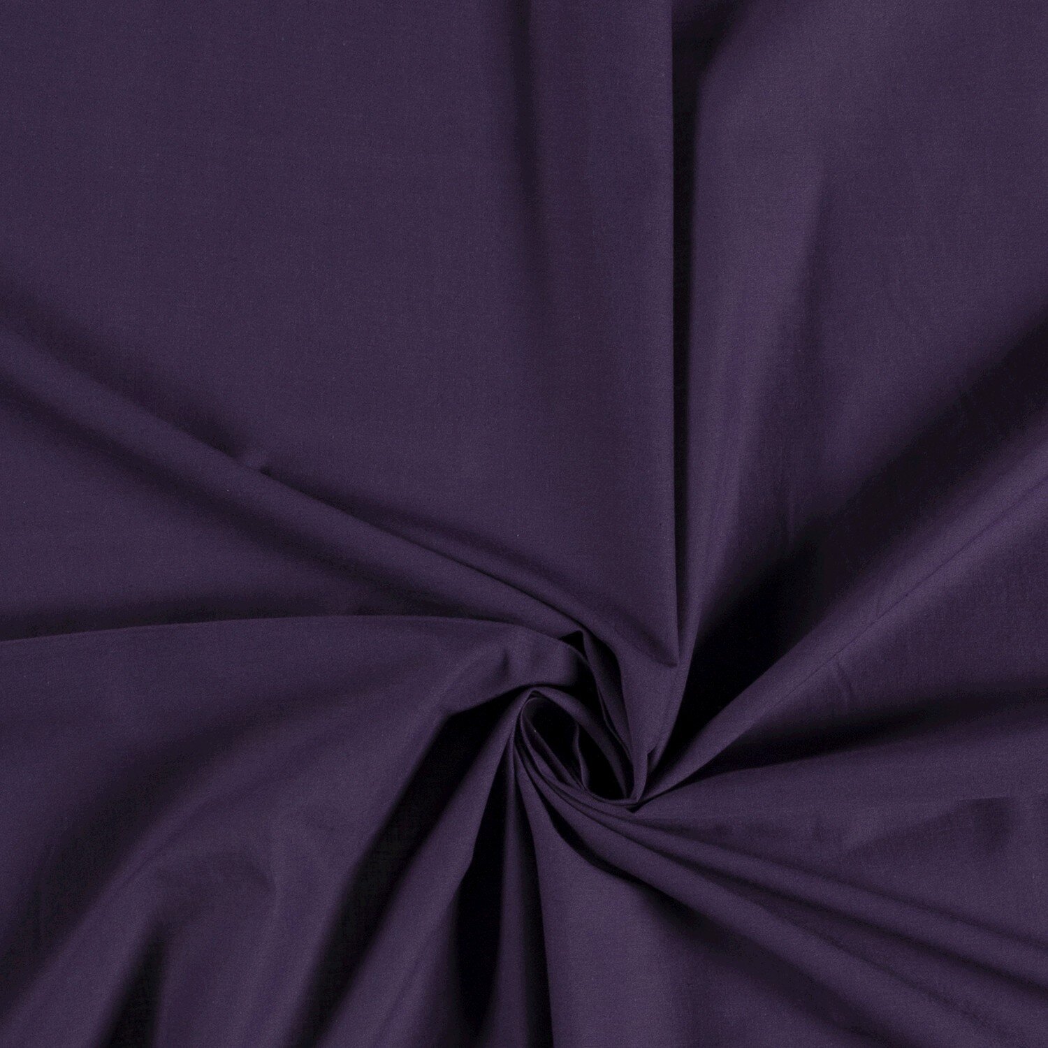 0,6 Meter - Baumwollvoile *Marie* Uni - lila