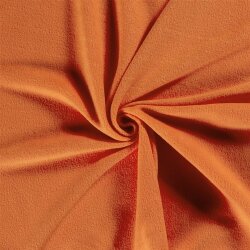 0,6 Meter - Antipilling Fleece *Marie* Uni - kürbis