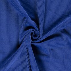 0,5 Meter - Breitcord *Marie* grob Uni - royalblau