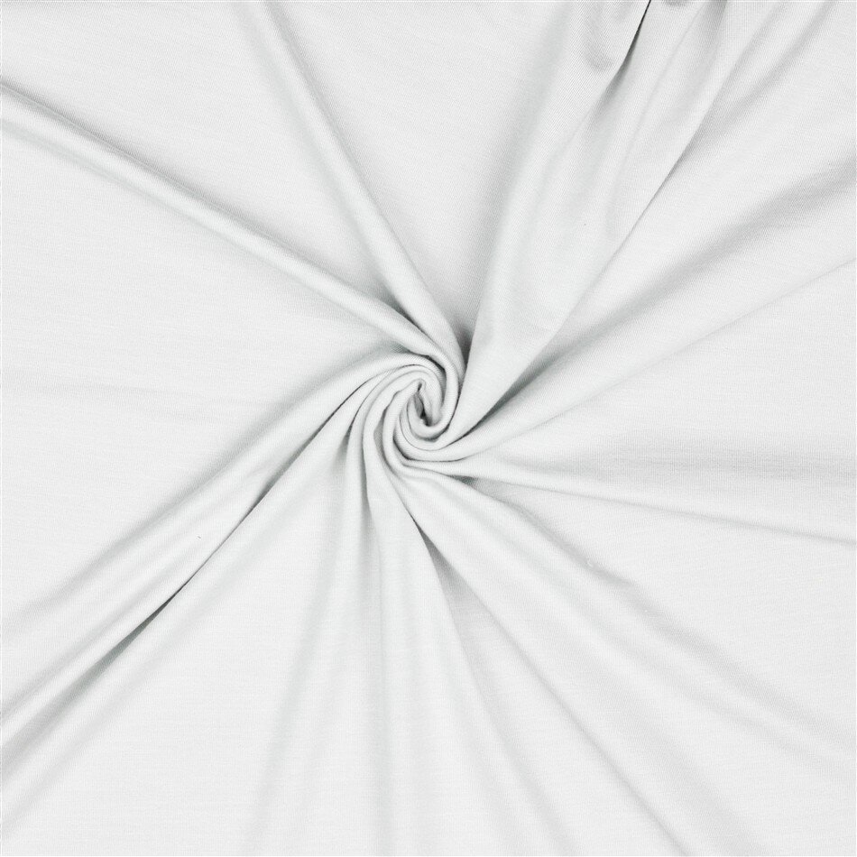 0,5 Meter - TENCEL™ MODAL Jersey - weiß