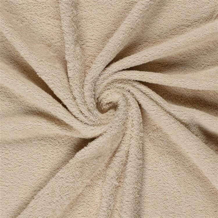 0,5 Meter - Frottee *Marie* Uni - cremebeige