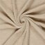 0,5 Meter - Frottee *Marie* Uni - cremebeige