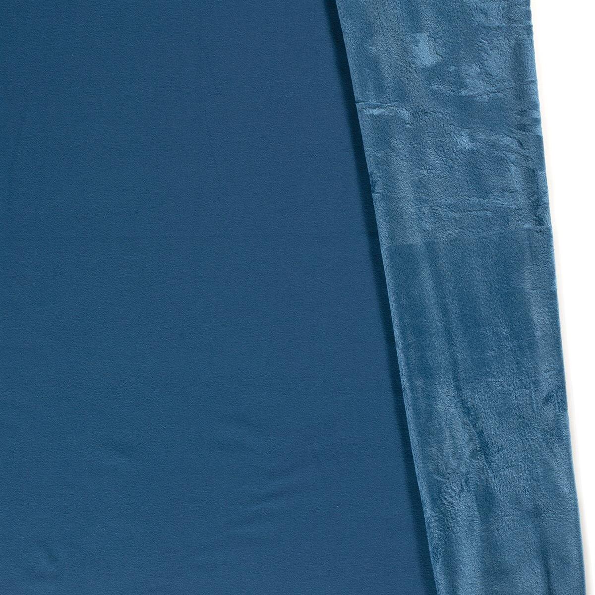 0,5 Meter - Alpenfleece *Marie* Uni - petrol