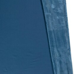 0,5 Meter - Alpenfleece *Marie* Uni - petrol