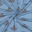 0,6 Meter - Ganzjahressweat Soft Walross - jeans