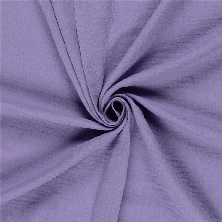 0,8 Meter - Musselin Uni *Marie* - lavendel