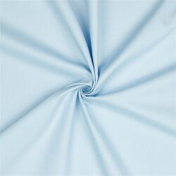 0,9 Meter - Baumwollpopeline *Vera* Uni - hellblau
