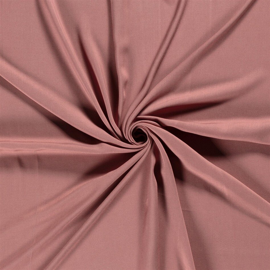 1 Meter - Viskose Popeline *Marie* - antikpink