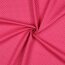 0,5 Meter - Baumwollpopeline 2mm Punkte - pink