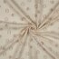0,5 Meter - Musselin Igel - cremebeige