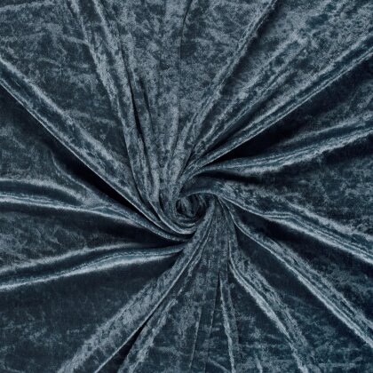 Pannesamt *Marie* Uni - jeansblau